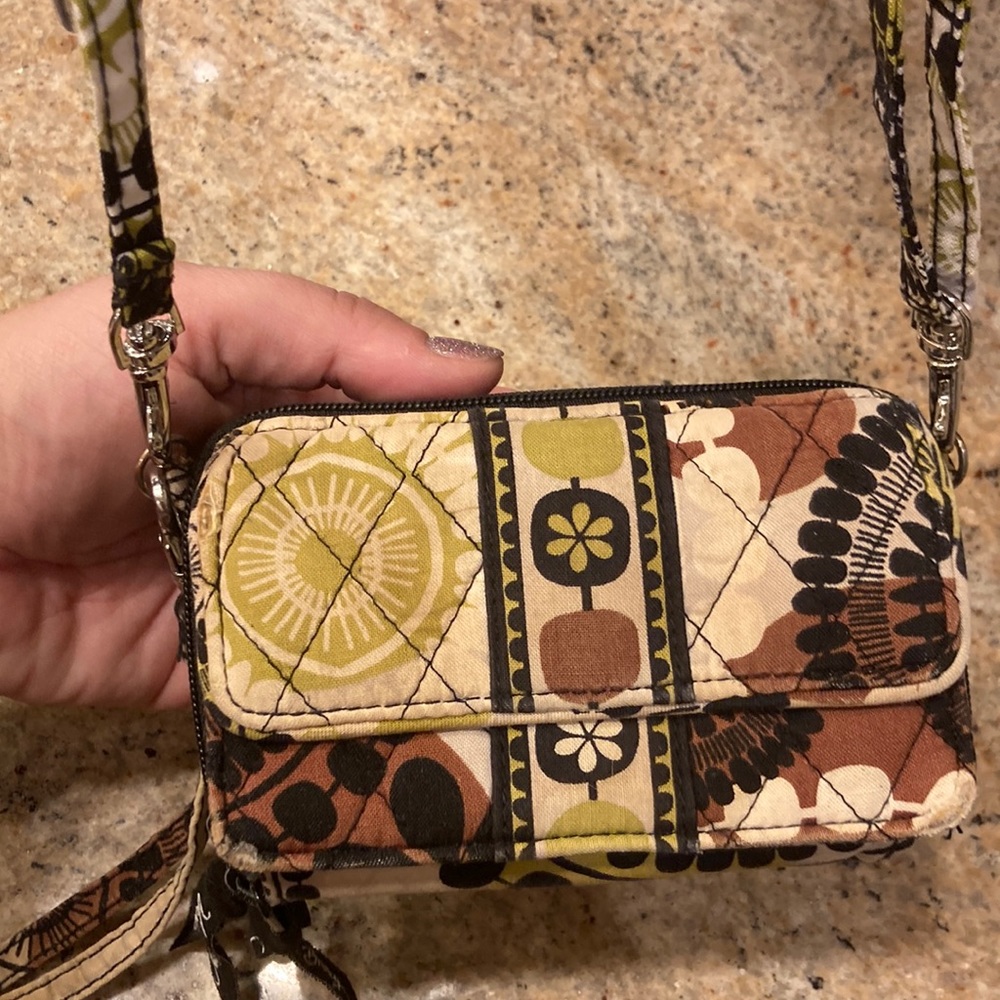 Vera Bradley cross body/wristlet used